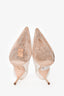 Manolo Blahnik White Lace Satin Bridal Tora Heels Size 38