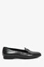 Pre-Loved Chanel™ Black Leather CC Detail Loafers Size 37
