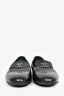 Pre-Loved Chanel™ Black Leather CC Detail Loafers Size 37