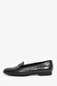 Pre-Loved Chanel™ Black Leather CC Detail Loafers Size 37