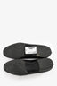 Pre-Loved Chanel™ Black Leather CC Detail Loafers Size 37