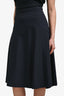 A.L.C Navy Cotton Midi Skirt Size 4