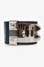 Hermès 2015 Navy Blue Alligator Collier De Chien Bracelet Size S