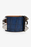 Hermès 2015 Navy Blue Alligator Collier De Chien Bracelet Size S