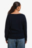 Pre-Loved Chanel™ 2012 Navy Cashmere Embroidered Lion Sweater Size 44