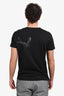 Valentino Black Cotton Butterfly Embroidered T-Shirt Size M Mens