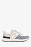 Pre-Loved Chanel™ White/Purple Suede Sneakers Size 41