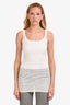 Superdown White Crochet Tank Mini Dress Size XS