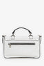 Proenza Schouler White Leather Top Handle Bag With Strap