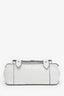 Proenza Schouler White Leather Top Handle Bag With Strap