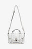 Proenza Schouler White Leather Top Handle Bag With Strap