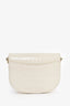 Sezane White Croc Embossed 'Claude' Crossbody Bag