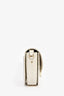 Sezane White Croc Embossed 'Claude' Crossbody Bag
