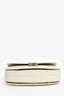 Sezane White Croc Embossed 'Claude' Crossbody Bag