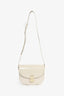 Sezane White Croc Embossed 'Claude' Crossbody Bag