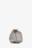 Longchamp Grey Canvas 'Le Pliage' Mini Coin Pouch