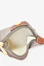 Longchamp Grey Canvas 'Le Pliage' Mini Coin Pouch