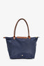 Longchamp Navy 'Le Pliage' Large Tote Bag