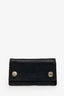 Pre-Loved Chanel™ 1994-96 Black Calfskin Leather CC Logo Chain Bi-Fold Wallet