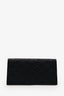 Pre-Loved Chanel™ 1989-91 Black Quilted Leather Bi-Fold Chequebook Holder