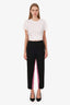 Prada Black/Pink Trousers Size 42