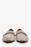 Brunello Cucinelli Taupe Suede Pointed Toe Flats with Beaded Detail Size 38.5