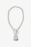 Hermès Sterling Silver Metal Amulettes Constance Bracelet