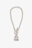 Hermès Sterling Silver Metal Amulettes Constance Bracelet