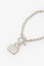 Hermès Sterling Silver Metal Amulettes Constance Bracelet