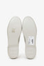 Pre-Loved Chanel™ Grey Quilted Leather Tab CC Turnlock Loafers Size 38.5
