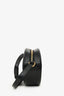 Celine Black Leather Cuir Triomphe Oval Crossbody Bag