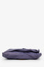 Valentino Purple Leather Twist Shoulder Bag