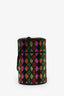 Bob Mackie Black/Multicolour Beaded Evening Bag