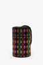 Bob Mackie Black/Multicolour Beaded Evening Bag