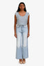 DL1961 Light Wash Denim Wide-Leg Jeans Size 23