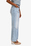 DL1961 Light Wash Denim Wide-Leg Jeans Size 23