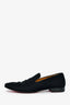 Christian Louboutin Black Fabric Loafers Size 42.5 Mens
