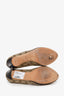 Gucci Brown Guccissima Canvas Horsebit Peep Toe Platform Pumps Size 39