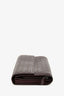 Bottega Veneta Burgundy Leather Intrecciato Long Wallet