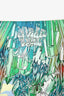 Hermès Green Silk 'La Vallés De Cristal' Scarf 90