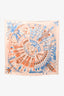 Hermès Light Pink Silk 'Danse Pacifique' Scarf 90