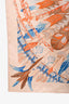 Hermès Light Pink Silk 'Danse Pacifique' Scarf 90