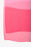Hermès Pink Ombre Sheer Silk Shawl