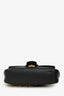 Gucci Black Lambskin Matelasse Small GG Marmont Double Chain Shoulder Bag