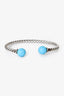 David Yurman Sterling Silver/Diamond Turquoise 'Solari' Bracelet