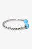 David Yurman Sterling Silver/Diamond Turquoise 'Solari' Bracelet