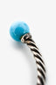 David Yurman Sterling Silver/Diamond Turquoise 'Solari' Bracelet