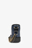 Pre-Loved Chanel™ 2018/19 Navy Blue/Black Quilted Lambskin Small Gabrielle Bag