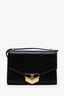 Pre-Loved Chanel™ 2018 Black Chevron Calfskin Paris-Hamburg Medal Flap Bag