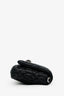 Miu Miu Black Matelasse Nappa Leather Crystal Embellished Shoulder Bag With Strap